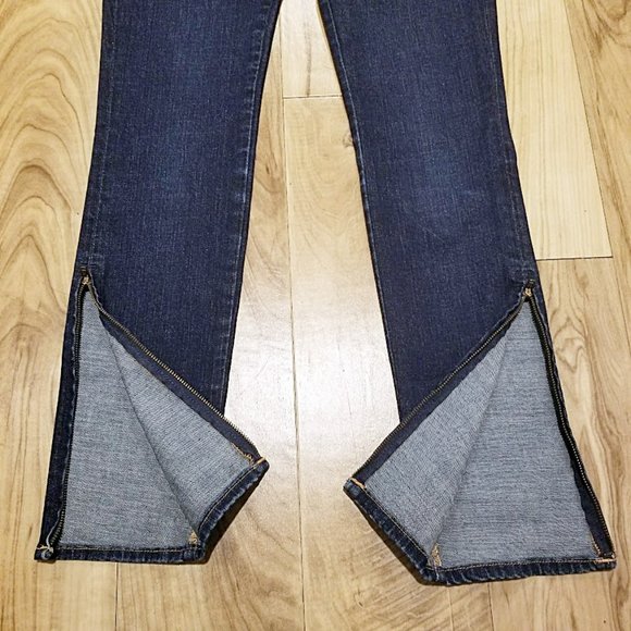 J Brand the deal skinny Straight Leg Low Rise Ankle Zip Jeans 25 Womens 28x28 - Picture 5 of 16